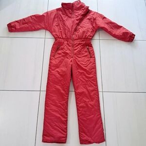 Cold Storage One Piece Cold Suit Onsie Women's Size Medium Red